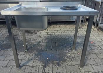 Zlew 1 komorowy z Dziurą Na Odpady 100/60/85 cm M.1609 N