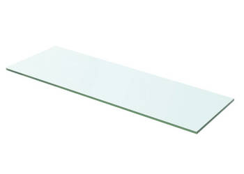 Półki 2 szt. panel z przezroczystego szkła 60 x 15 cm WM-3051563