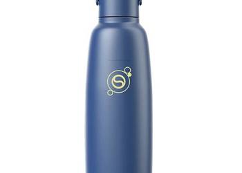 SodaStream Fizz&Go 0,9L - granatowa, nowa, nieużywana - stalowa butelka