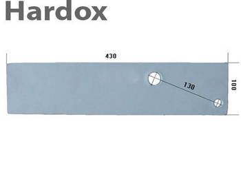 Płoza krótka HARDOX 85196/L części do pługa OVERUM