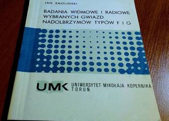 Badania widmowe i radiowe wybranych gwiazd-nadolbrzymów
