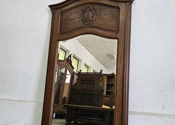 Duże francuskie lustro ludwikowskie rocaille