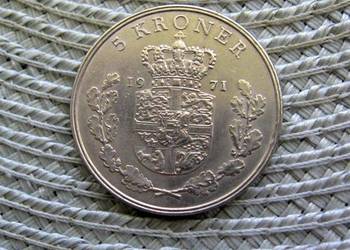 Dania 5 Koron 1971r - Ładna