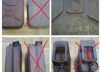 Garbus 181 Trabant Wartburg militaria niemiecki kanister karnister 5 paliwo