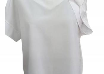 TOP bluzka A ZETA MODA biała- rozmiar L biust 108cm