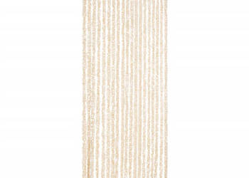 Zasłona przeciwko owadom beżowo-biała 56x185 cm szenil WM-377339