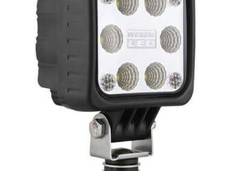 Lampa robocza LED, kwadratowa, 22W 1500 lm 12/24V przezroczysta, przykręca…