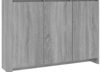 Szafka szary dąb sonoma 102x33x75 cm materiał drewnopochodny WM-813015