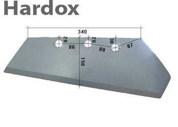 Lemiesz 300hektarów HARDOX 50618/P części do pługa FROST