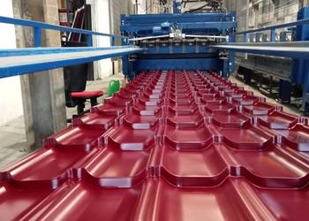 Blachodachówka Kiara wiśniowa bloacha na dach