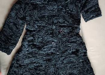 Płaszcz zimowy skóra naturalna futerkowa