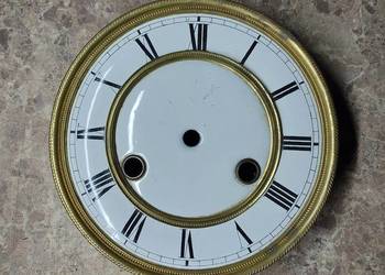T155 Tarcza starego zegara ściennego 14,5cm 57/32 tzw porcelanka