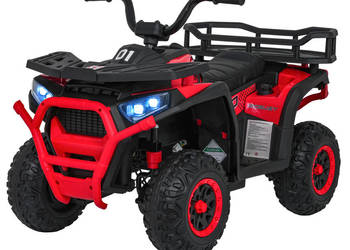 Pojazd Quad ATV Robust 01 Czerwony auto na akumulator