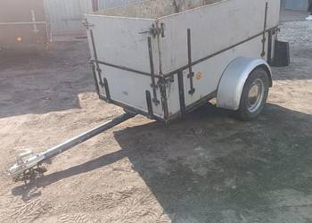 Przyczepka samochodowa lekka dmc 650 KG komplet dokumentów