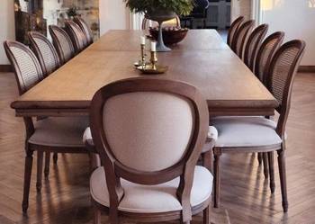 Stół dębowy z blatem frezowanym 4 metry