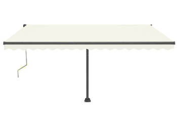 Automatycznie zwijana markiza LED i czujnik wiatru 400x350 cm WM-3069832