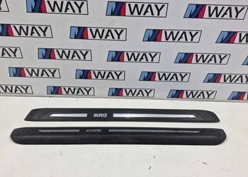 BMW 6 E63 E64 LISTWY NAKŁADKI PROGOWE PRZÓD KOMPLET 7896636 7896635