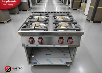 Kuchnia gazowa 4-palnikowa na podstawie otwartej Redfox SP 70/80