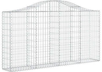 Kosze gabionowe 20 szt 200x30x100/120cm galwanizowane żelazo WM-3145445