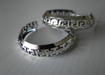 Zjawiskowe kolczyki srebro 925