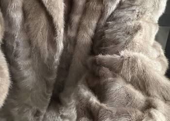 Futro z Norek Beżowe