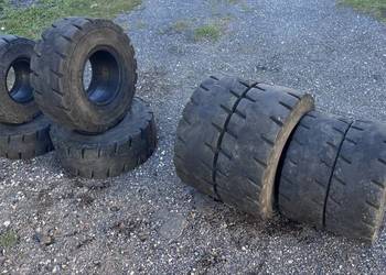 Opony pełne Linde H30 / H35 27x10-12 oraz 23x9-10 zestaw do wózka widłowego