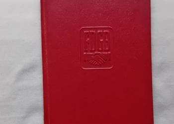Legitymacja związku zawodowego FDGB - NRD, 1951 r.