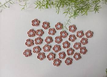 Szydełkowe kwiatuszki 3,5 cm