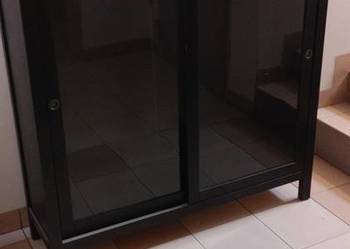 IKEA HEMNES - drewno - zestaw - komoda - regał - witryna