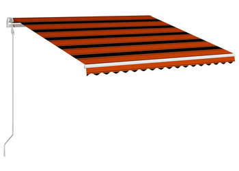 Automatycznie zwijana markiza 400x300 cm pomarańczowo-brązowa WM-3051203