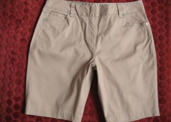 Szorty - spodenki beżowe - 42 XL - biodra 108 cm Wallis