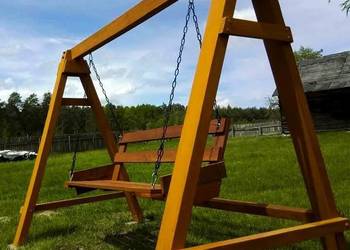 Huśtawka Ogrodowa Drewniana