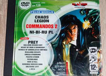 Gry Chaos Legion; Commandos 2; Ni-Bi-Ru PL z CD-ACTION nr. 128 z 2006 r.