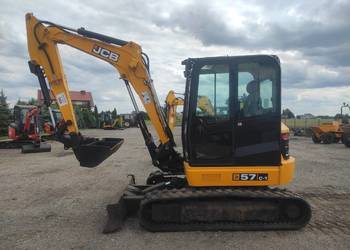 Minikoparka JCB 57 c-1 2020r hydrauliczne szybkozłącze 2200 mtg  klima