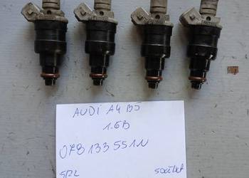 Sprawdzony wtryskiwacz Audi 1.6 B 078133551N