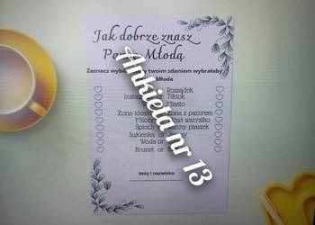 Ankieta na wieczór panieński pdf
