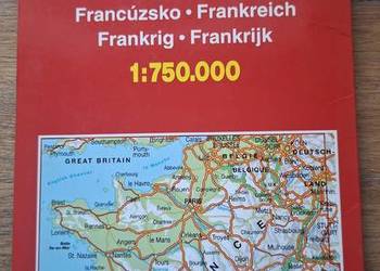 France 1:750 000 Marco Polo mapa