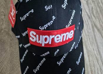 Czapka z daszkiem Supreme LV style czarna regulowana nowa