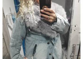 Kurtka dżinsowa piękna nowa rozmiar m,L lekko ocieplana