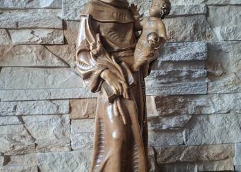 Rzeźba z drewna, Św.Antoni, Patron Zagubionych i Cudotwórca