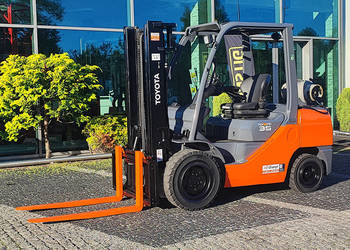 Wózek widłowy Toyota 02-8FGJF35 3,5 tony duplex 3 m lpg 2016