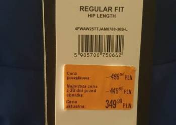 Kurtka 4 F narciarska membrana 5000 męska Nowa Kolor Niebieski.