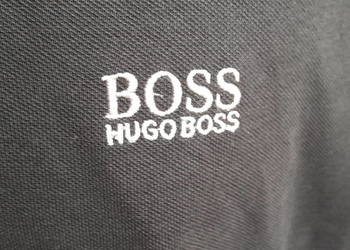 Koszulka polo Hugo Boss czarna
