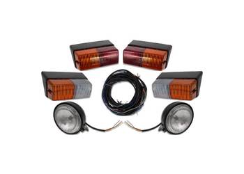 ZESTAW Reflektory +Lampy tylne +Instalacja T-25 +Lampy uniwersalne [8885]