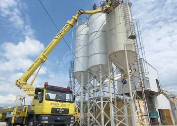 Usługi podnośnikiem koszowym zwyżka podnośnik koszowy wynajem 18-27m