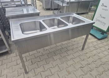 Zlew Gastronomiczny 3 Komorowy 160/70/85 M