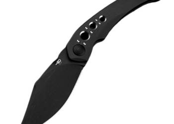 Nóż składany Bestech Razon Black Titanium, Black PVD MagnaCut by Kombou (B…