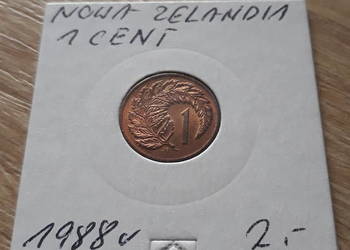 1 Cent Nowa Zelandia 1988 r.