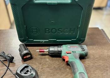Wiertarko-wkrętarka Bosch EasyDrill 1200 (Walizka, 2xAku, ład)