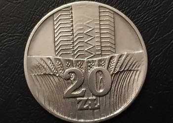 Moneta   PRL 20 zł 1973 bzm
